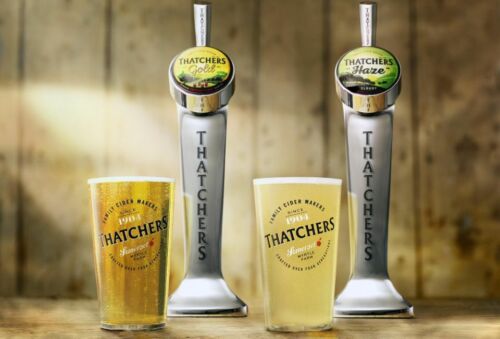 2 x Thatchers Half Pint Glasses 10oz Brand New 100/% CE Stamped Genuine Official