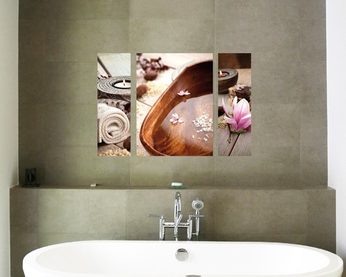 Baño WC premium espacio decorativas set wellnes imagen Pegatina Sticker dekoaufkleber nuevo