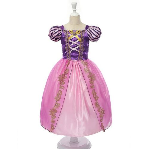 Details about   Rapunzel Dress Up Cosplay Party Costumes Little Child Tangled Role Playing 