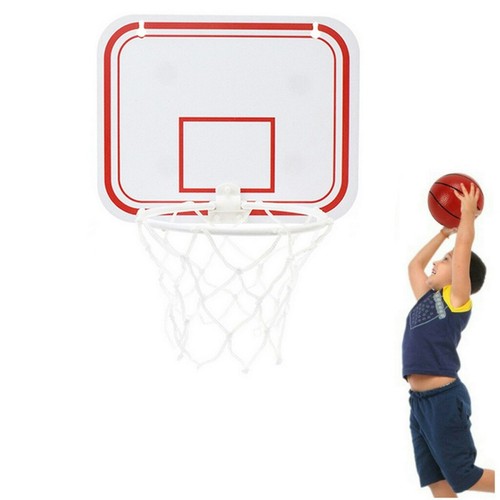 Indoor Mini Basketball System Backboard Hoop Kit Door Wall Mounted Kids Toy Set