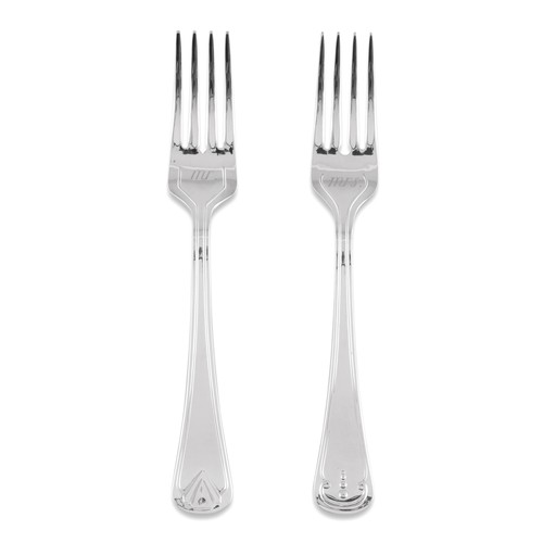 Mr and Mrs Wedding Cake Fork Set