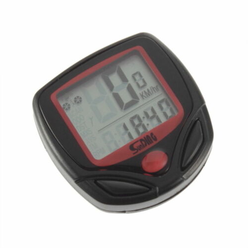 New Bicycle Bike Cycling Computer LCD Odometer Speedometer Stopwatch Speed Meter