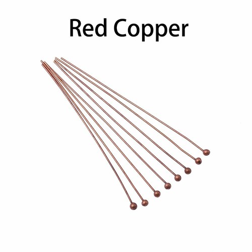 Ball Head Pins 200Pcs Copper Headpins Jewelry Findings Bracelet Necklace Making Ball Head Pins 200Pcs Copper Headpins Jewelry Findings Bracelet Necklace Making