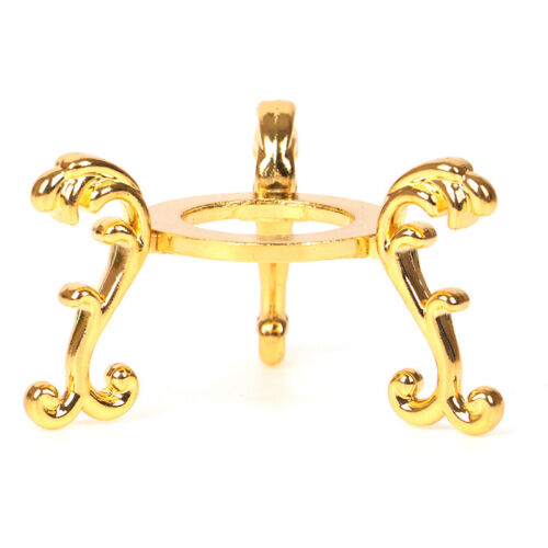 Gold-plated Display Gemstone Egg Support Base Crystal Ball Stand Holder OrnameNC 