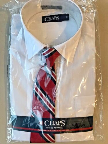Chaps Boys Dress Shirt Tie New