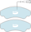 Brake Disc Pad Set Bendix DB2045 HD For FIAT DUCATO 230 2.8L 244 2.3L 2.8L