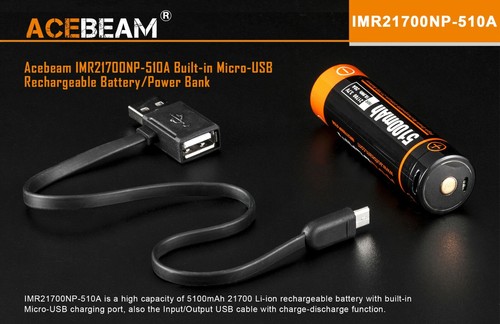 navires de la USA * Acebeam W30 Long Range LEP lampe de poche 500 LM 2408 M Throw