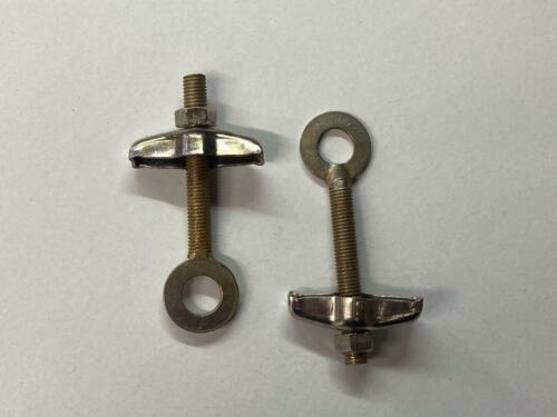 Details about  / NOS vintage bicycle nickel AXLE chain ADJUSTERS for prewar antique BIKE