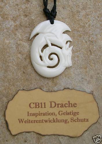 Keltische Magisches Amulett Talisman Dragon Drache CB11