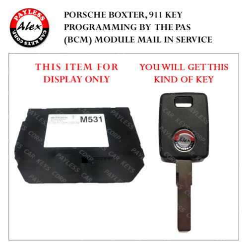 KEY PROGRAMMING FOR PORSCHE 911 CARRERA 1997-2004 BY THE PAS MODULE BOXTER 
