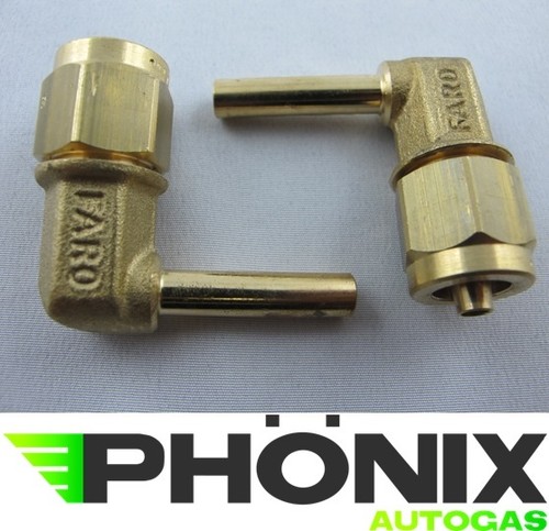 Flexleitung-raccord 2x ø-8mm 90 ° LPG-Flex-Gazoduc KME GPL