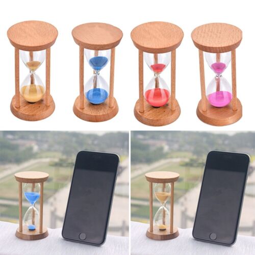 3/5/10/15/30 Minutes Sand Glass Sandglass Hourglass Timer Clock Decor Gift wsy 