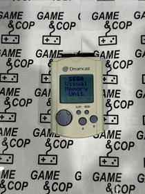 Official Sega Dreamcast Visual Memory Unit VMU US ENGLISH VERSION!  New Battery