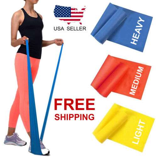 Workout Resistance Bands Loop Set Fitness Yoga Band Booty Leg Exercise Theraband 
