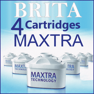 Maxtra X4 BRITA Remplacement Eau Cartouches Britta carafe Filtres Neuf 4 Singles