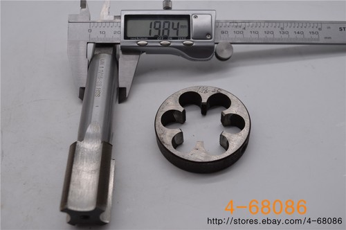 1pc 1 1//16-28 tap 1pc 1 1//16-28 die,UN British US made right hand taper