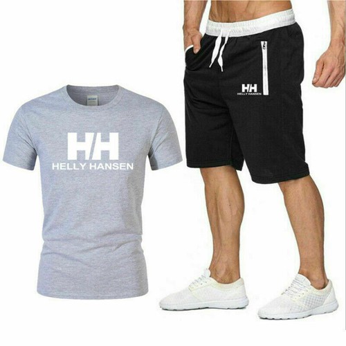 Mens T-Shirt Shorts Tracksuit Sport Jogging Running Basketball Tops /& Bottoms