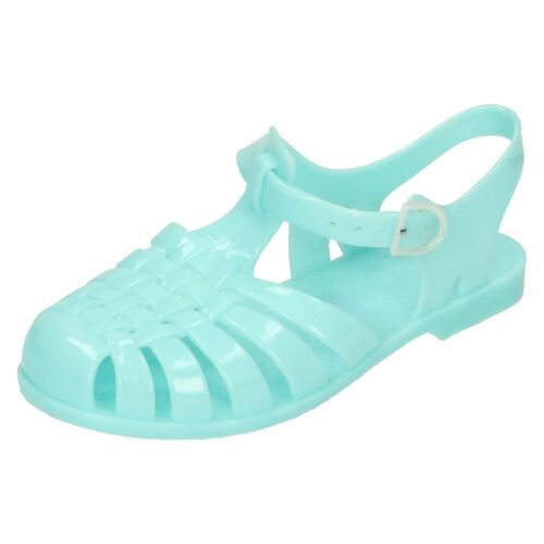 Spot On Girls Closed Toe Jelly Sandals