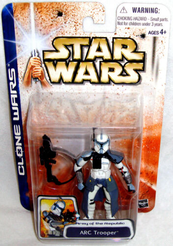 Star Wars Clone Wars Blue ARC Trooper Action Figure Army of the Republic MOC Toy