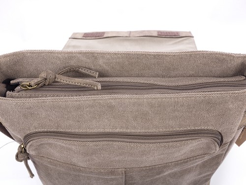Herren Männer Schultertasche Messenger Tasche Umhängetasche braun Umhänger neu