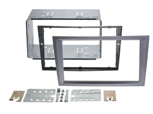 Opel Agila combo Corsa C autoradio instalación marco doble DIN radio diafragma charcoal