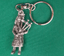 Scottish Piper KeyRing Hand Crafted Pewter Key Ring in pouch Gift Idea