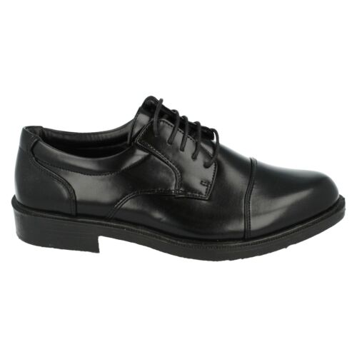Mens Black Lace Up Formal Smart Malvern Shoes A2R060