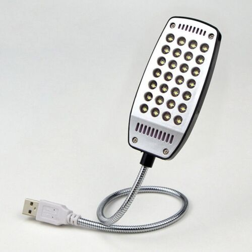Clair 28 USB Led Flexible Ordinateur Lampe Portable Bureau Nuit Lecture