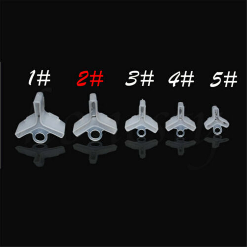 10/30pcs Fishing Treble Hook Durable Covers Protection Case Protector White