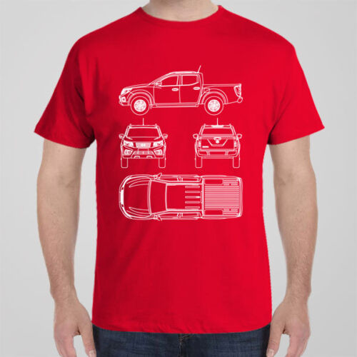 4WD gift for men Funny cool T-shirt Nissan NAVARA blueprint D21 D22 D23 D40 