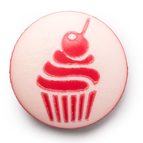 Prym niños botones ojales cupcake 20 mm salmón//rojo 3 St Art-nº 316746