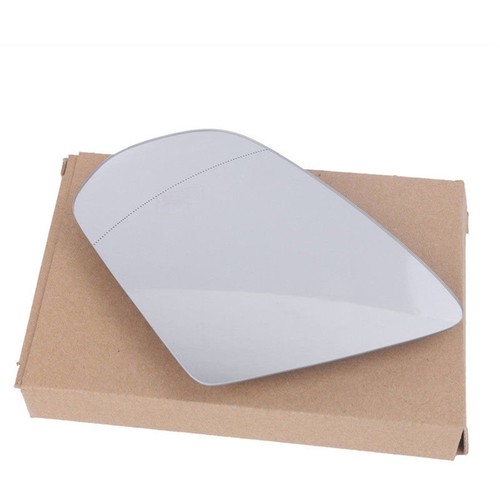Pair White Heated Door Mirror Glass For Mercedes S//E//C-class W222 W205 14-16
