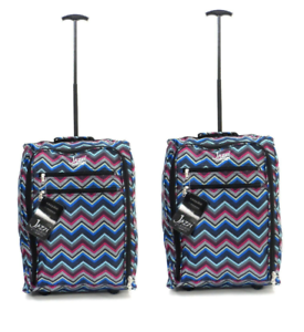 Ryanair Easyjet Flybe Lot de 2 cabine approuvé valise trolley bagages à main Sac