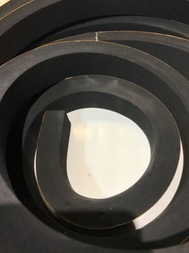 Marine Neoprene Seal Hatch Tape 3//4” x 1 1//4” Black per metre