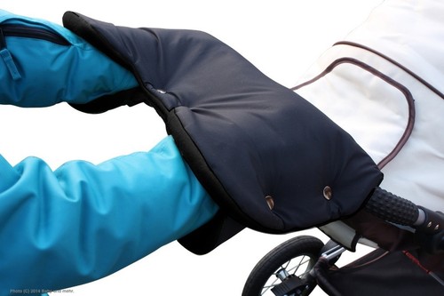 ByBoom® Handmuff Radanhänger Buggy Universalgröße passend für Kinderwagen
