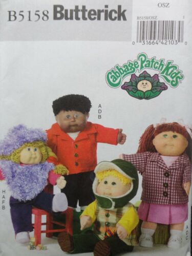 Butterick Cabbage Patch Kids Doll Clothes Sewing Patterns 