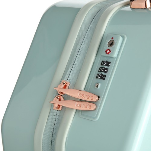 2 PC kensie Gemstone Octagon luggage set MINT