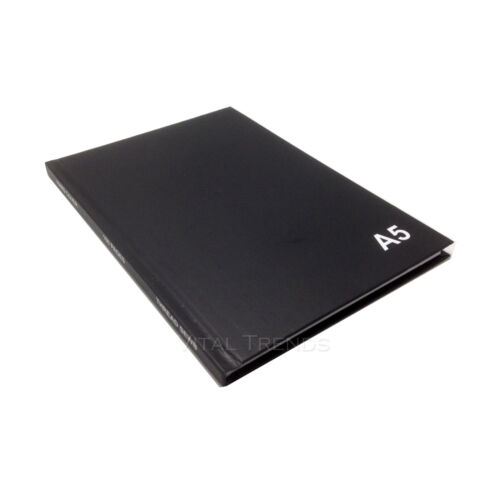 A5 Notebook Notepad Feint Ruled Page Soft Touch Hardback 160 Pages