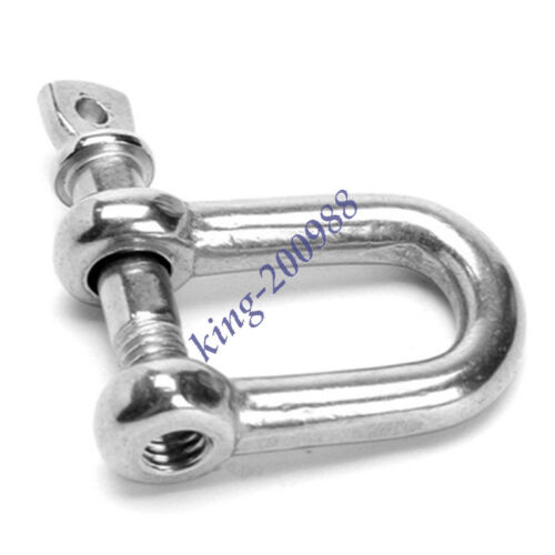 Stainless Steel D Shackle M4 M5 M6 M8 304 FREE SHIPPING Hot