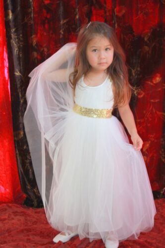 Wedding Flower Girl Dress Toddler Tulle Dress Pageant Dress Graduation Dresses