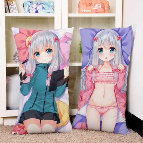 Eromanga Sensei Sagiri Izumi Dakimakura Cushion Hug Pillow Case Cover 40×70 cm