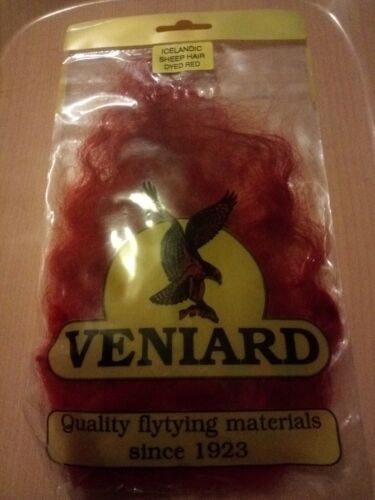 Veniard Icelandic Sheep Hair Dyed Red