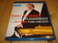 RUDOLF BUCHBINDER Beethoven Die 5 Klavierkonzerte BD BLU-RAY Signed Signiert