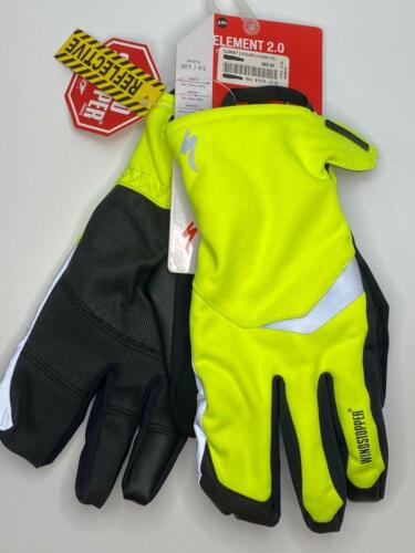 new Specialized ELEMENT 1.0 Winter men/'s GLOVES Long Finger Neon YELLOW