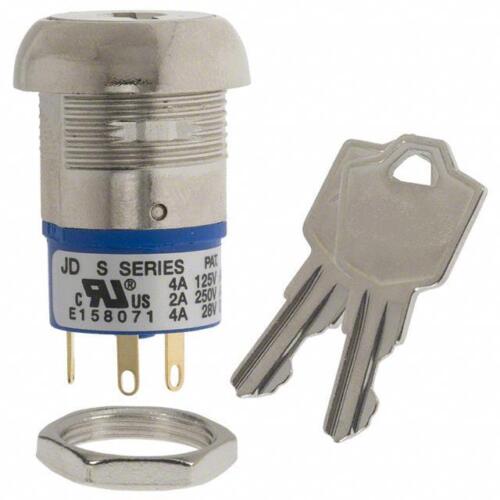 BRAND NEW KEYLOCK SWITCH 3 POSITIONS 45 DEGREES 45°WITH KEYS JD7510J