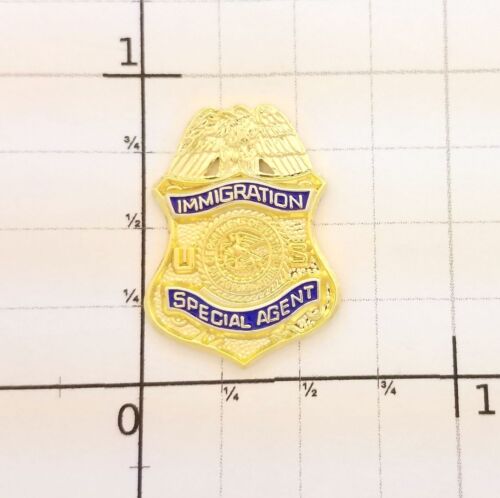 US Department of Justice Immigration Special Agent MINI PIN Lapel Hat Tie Tack 
