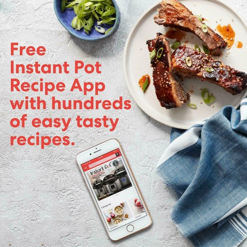 Instant Pot® Lux 6-in-1 Multi-Use Programmable Pressure Cooker 6 Quart Stainless