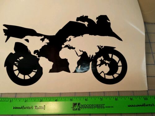 BMW one world decal touring sport motorcycle 