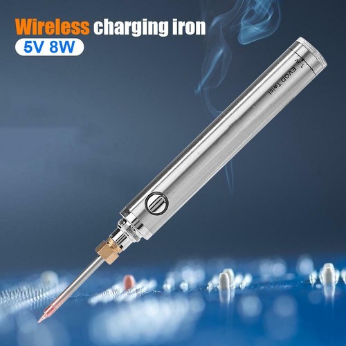 5V 8W Solder Iron Wireless Charging Soldering Iron Set USB Welding Tools N#S7
