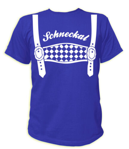 Unisexe t-shirt de rechange pantalon cuir costume traditionnel Chemise Hirsch-schneckal-Oktoberfest 